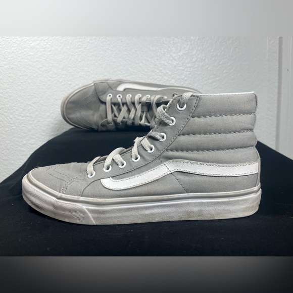 Vans Shoes - Vans High Tops Shoes - Grey & White - Women’s Size 8.5 & Men’s Size 7
